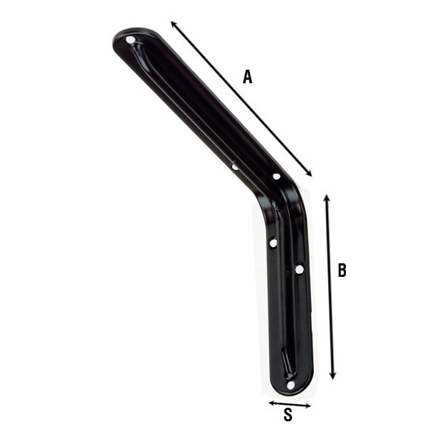 ALDEGHI REGGIMENSOLA IN ACCIAIO VERNICIATO NERO ART.2522VN