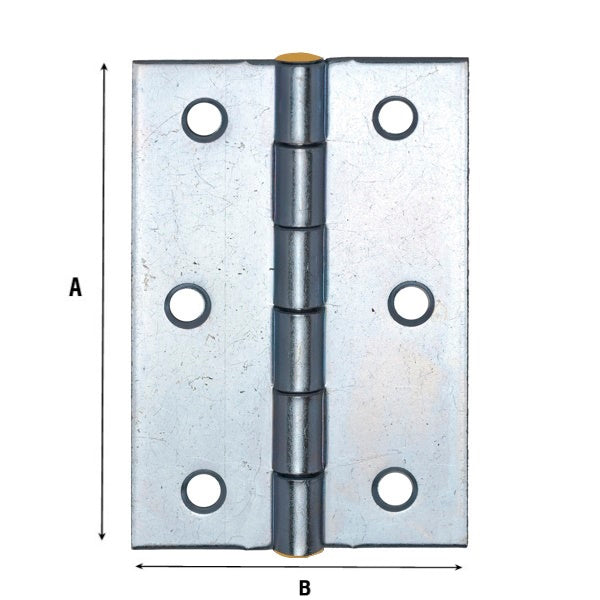 ALDEGHI ART. 840AZ-PO CERNIERA MEZZA LARGA PESANTE ZINCATA