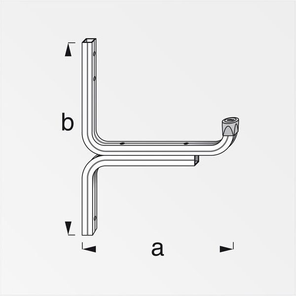 ALFER GANCIO PER PARETI ALLUMINIO NATURALE MM175 PORTATA MAX KG50