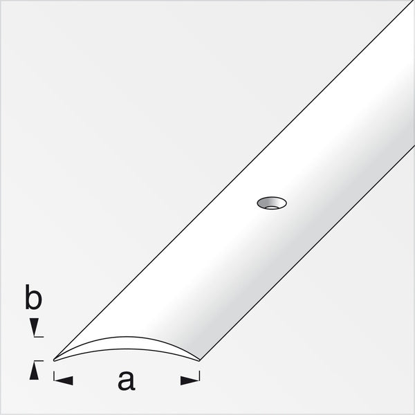 ALFER PROFILO DI RACCORDO ALLUMINIO ANODIZZATO OTTONE MT.1