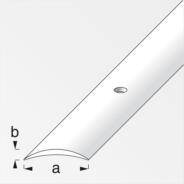 ALFER PROFILO DI RACCORDO ALLUMINIO ANODIZZATO TITANIO MM30X5 MT1