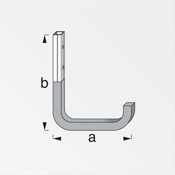 ALFER GANCIO PER PARETI ALLUMINIO GOMMATO ROSSO