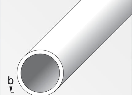ALFER TUBO TONDO ALLUMINIO ANODIZZATO ARGENTO D.MM16X1 MT2