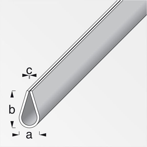 ALFER PROFILO PER CORNICI IN PVC BIANCO SPESSORE MM 0,5-2,0 MT1