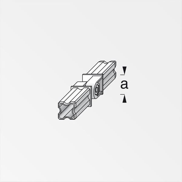 ALFER GIUNTURA SNODATA A 2 PERNI NERA MM23,5
