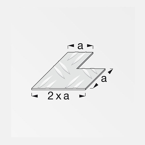ALFER LAMIERE DI CONGIUNZIONE ALLUMINIO NATURALE MM 23,5 CONF.PZ4*