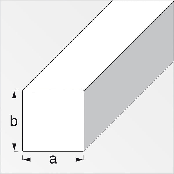 ALFER BARRA QUADRATA ACCIAIO LAMINATO MT.1