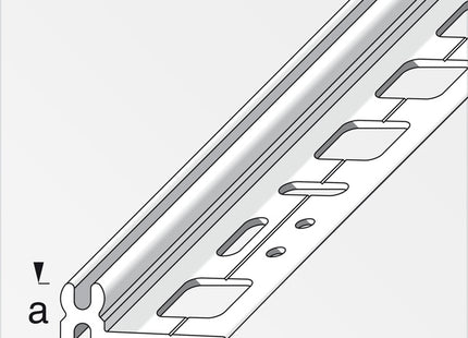 ALFER PROFILO DI SUPPORTO PVC BIANCO MM 8,5X30 MT1