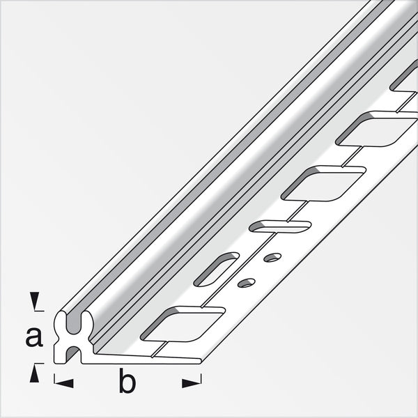 ALFER PROFILO DI SUPPORTO PVC AVORIO MM11X30 MT1