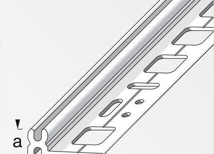 ALFER PROFILO DI SUPPORTO PVC MARRONE MM23X30 MT1