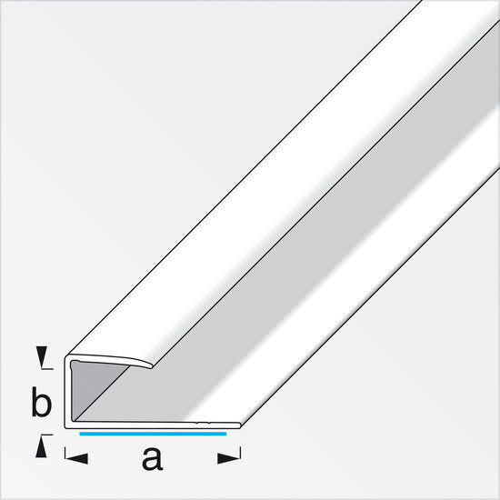 ALFER PROFILO PER BORDI ALLUMINIO ANODIZZATO ARGENTO MM15X9 MT1