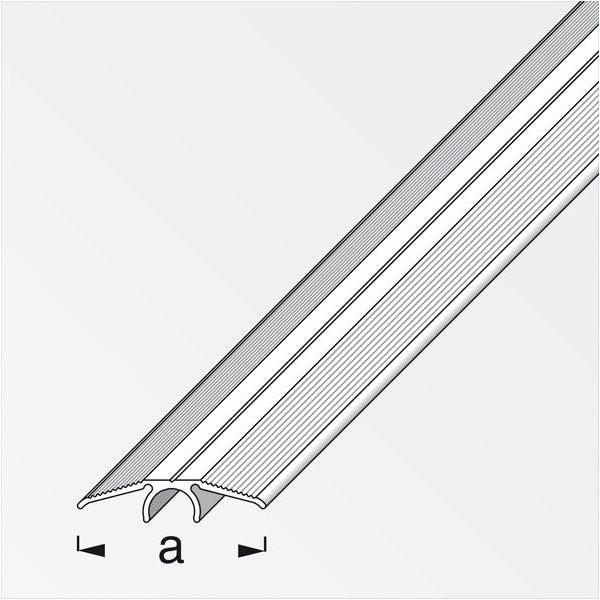 ALFER PROFILO DI COMPENSAZIONE ALLUMINIO ANODIZZATO OTTONE MM33 MT2