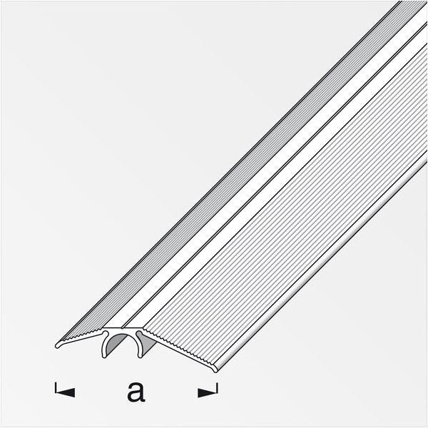 ALFER PROFILO DI COMPENSAZIONE LIVELLO ALLUMINIO ARGENTO MM40 MT2