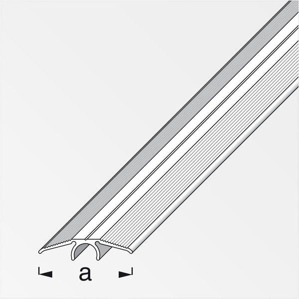 ALFER PROFILO DI COMPENSAZIONE ALLUMINIO ANODIZZATO TITANIO MM33 MT2