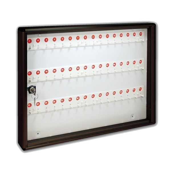 ALUBOX BACHECA CON 48 GANCI PER CHIAVI GRIGIO GHISA
