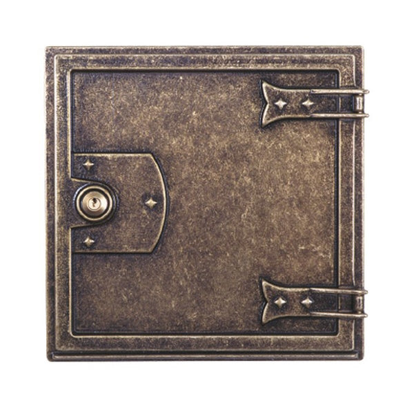ALUBOX SPORTELLO DA INCASSO IN OTTONE BRUNITO MM290X290