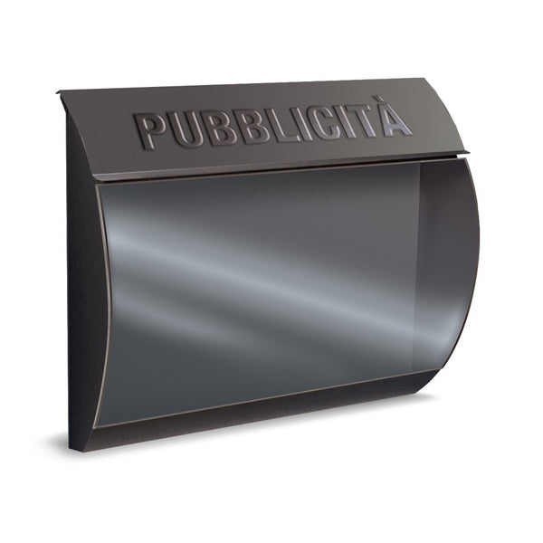 ALUBOX CASSETTA PER PUBBLICITA' MOD. BUSTA COLORE GRIGIO