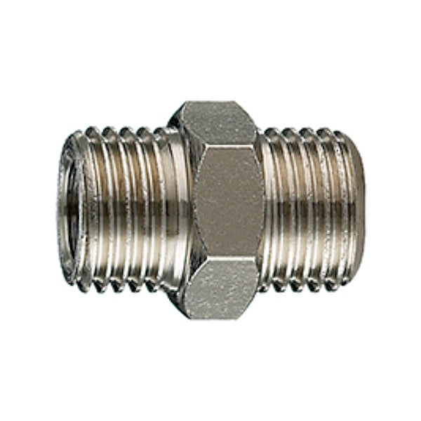 ANI ART. 33/N4 1/4"MX1/4"M NIPPLO DI COLLEGAMENTO MASCHIO BLISTER PZ2