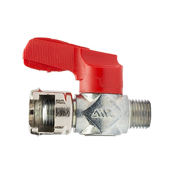 ANI ART. AIR/12 3/8" RUBINETTO DI LINEA CON DADO FRESATO BLISTER PZ1