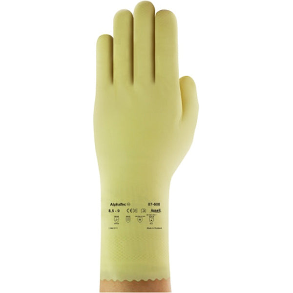 GUANTI ANSELL MOD. ALPHATEC IN LATTICE COLORE NATURALE