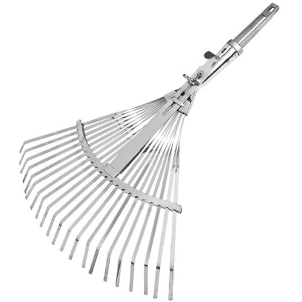 AGEF RASTRELLO SCOPA 21 DENTI REGOLABILI ACCIAIO PER MANICO POLICLICK*