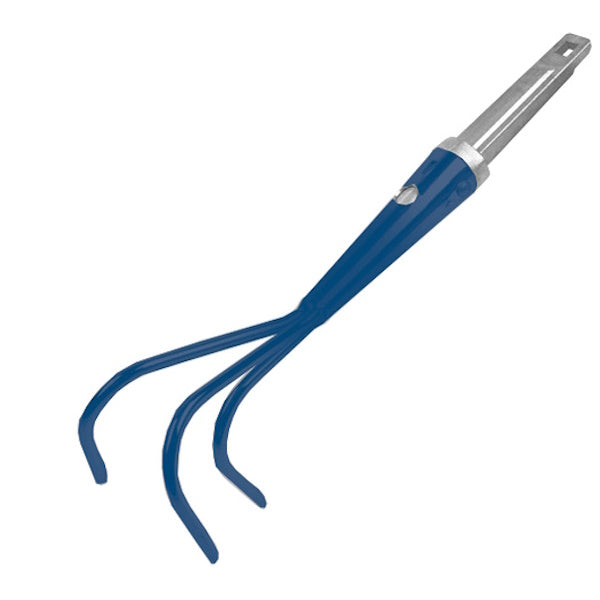 AGEF SARCHIATORE 3 DENTI A PUNTA ACCIAIO BLU PER MANICO POLICLICK*