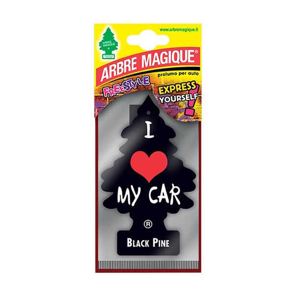ARBRE MAGIQUE PROFUMATORE PER AUTO FRAGRANZA BLACK PINE