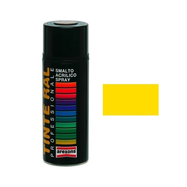 AREXONS SMALTO ACRILICO GIALLO CADMIO LUCIDO RAL 1021 SPRAY ML400