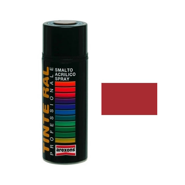 AREXONS SMALTO ACRILICO ROSSO SEGNALE LUCIDO RAL 3001 SPRAY ML400