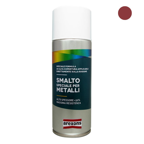 AREXONS SMALTO SPECIALE METALLI ROSSO RUBINO BRILLANTE SPRAY ML400