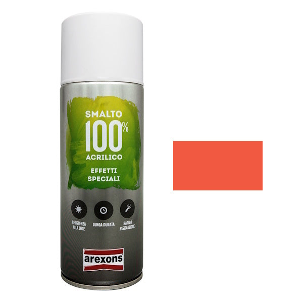 AREXONS SMALTO ACRILICO EFFETTO FLUORESCENTE ROSSO SPRAY ML400