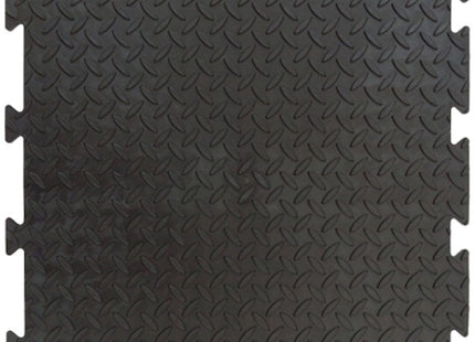 ARTPLAST LINEA TENAX PIASTRELLA IN PVC CHICCO RISO MM500X500x8 NERA