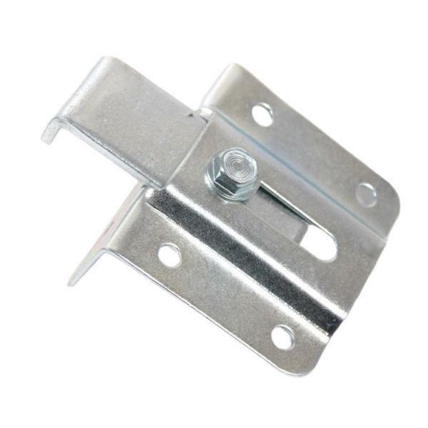 BOLIS ATTACCAGLIA PER BARRE PENSILI REGISTRABILE IN ACCIAIO