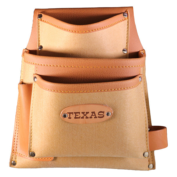 BORSA PER CARPENTIERE TEXAS SIMILPELLE ART.411-S CON 3 TASCHE