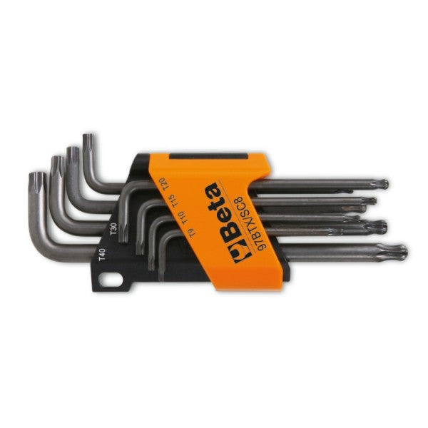 BETA    97BTX/SC8 SERIE 8 CHIAVI MASCHIO PIEGATE SFERICHE TORX(A2024)