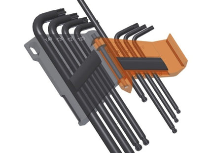 BETA    97BTXL/SC8 SERIE 8 CHIAVI MASCHIO SFERICHE LUNGHE TORX(A2024)