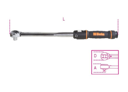 BETA   666N/10X CHIAVE DINAMOMETRICA A SCATTO CON CRICCHETTO DA 1/2"*