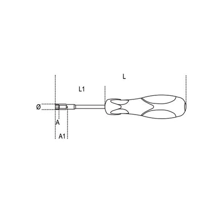 BETA   942BX CHIAVE A BUSSOLA ESAGONALE TIPO CORTO MM11