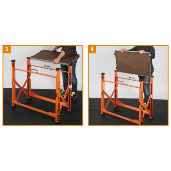 BETA C56PO BANCO DA LAVORO PIEGHEVOLE PIANO LAMIERA E GOMMA(A2024)