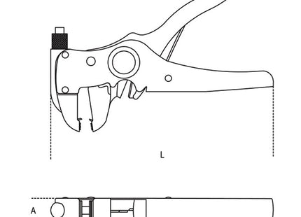 BETA  1149F PINZA SPELLAFILI FRONTALE AUTOREGOLABILE (A2024)