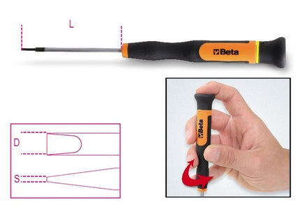 BETA  1257LP MICROGIRAVITE PUNTA A TAGLIO MM0,3X1,8X60