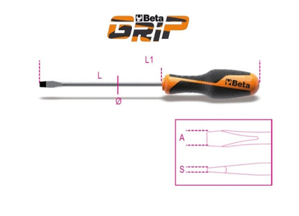 BETA  1260 GIRAVITE PUNTA A TAGLIO LAMA STANDARD MM1,2X 8,0X150