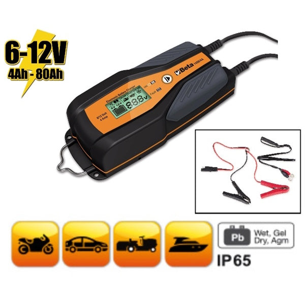 BETA  1498/4A CARICABATTERIE ELETTRONICO 6-12V AUTO-MOTO