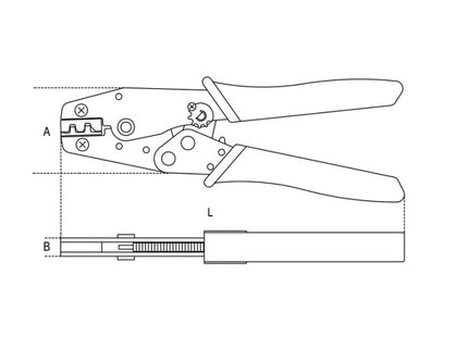 BETA  1606A16 PINZA PER CAPICORDA A TUBETTO MMQ 6-16