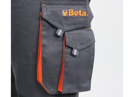 BETA  7900G PANTALONI DA LAVORO MULTITASCHE COLORE GRIGIO TG.XL(A2024)