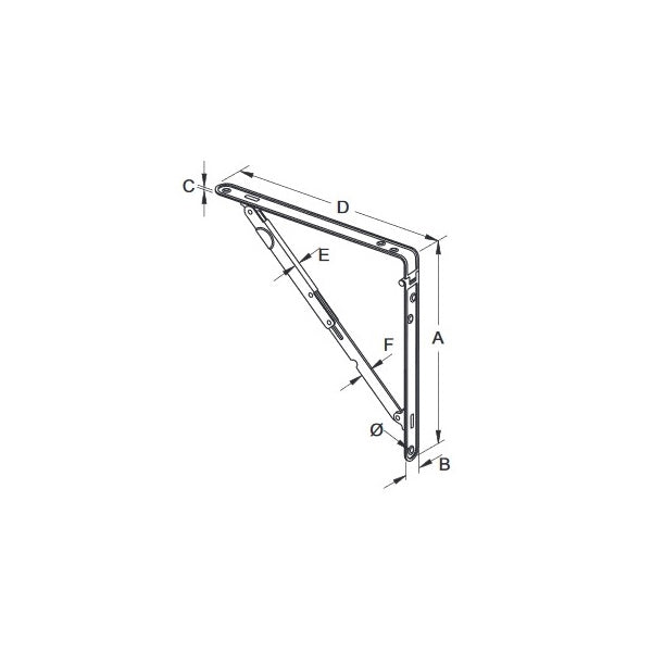 BOLIS REGGIMENSOLA PIEGHEVOLE BIANCO