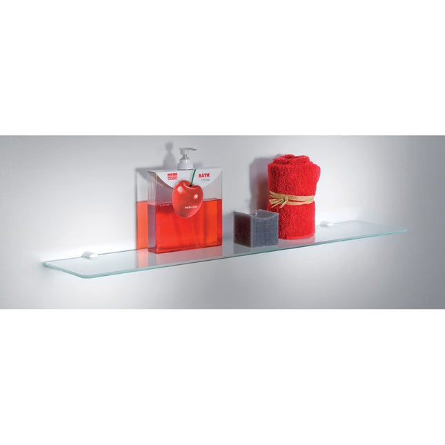 BOLIS MENSOLA VITRA RETTANGOLARE IN VETRO SABBIATO