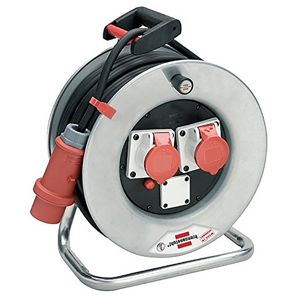 BRENNENSTUHL TAMBURO AVVOLGICAVO GARANT SK VUOTO 2P CEE 4 POLI 380V*