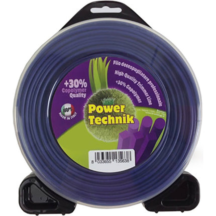 BRUMAR POWER TECHNIK FILO DECESPUGLIATORE QUADRO D.MM 3,0X15MT VIOLA*