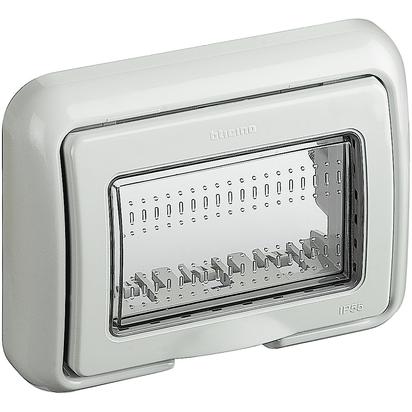 BTICINO IDROBOX COPERCHIO 3 MODULI MATIX COLORE GRIGIO